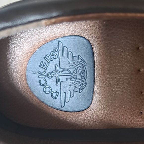 Dockers Leather Lace Up Black Men's Shoes - Picture 9 of 10